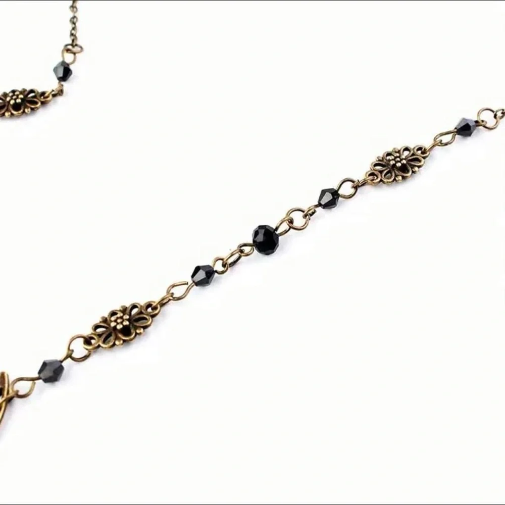Crescent Moon Head Chain Vintage Style Headwear Hollow Pattern Gypsy‎ Bohemian